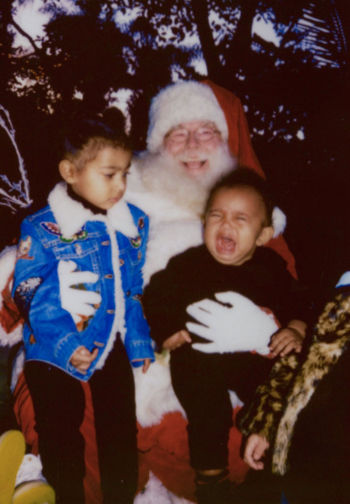 North West, Saint, Kim Kardashian West, Santa North West, Saint, Kim Kardashian West, Santa